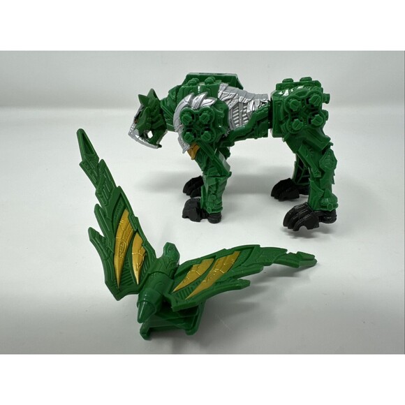 Power Rangers Dino Fury DX Kishiryu TigerLance Megazord BANDAI Ryusoulger Green - Picture 8 of 8